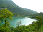 Lago di Tenno z druhej strany