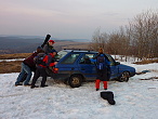 Chatrove auto potrebovalo kus pomoci